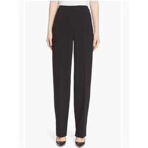 St. John Caviar Diana Straight Leg pants in black